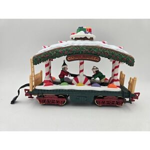 New Bright Holiday Express Candy Dancer Animated Train Car Elves lights #387